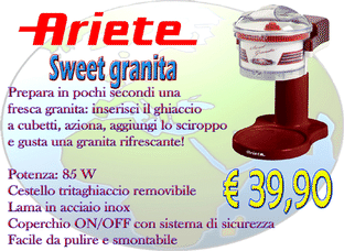 Ariete Sweet granita