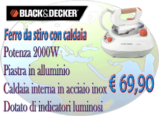 Black & Decker ferro con caldaia